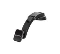 Manhattan Universal Car Dashboard Mount with Magnetic Phone Holder for Smartphones Horizontal or Vertical Use Black