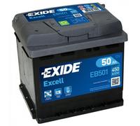 077SE EXIDE EXCELL CAR BATTERY EB501 50AH