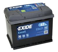 078 Car Battery Exide EB621 12V 62Ah 540CCA - Varta D42 Equivalent