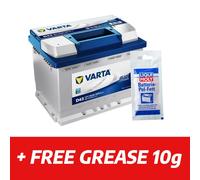 078 Car Battery Varta D42 12V 60Ah 540CCA + Free Clamp Grease