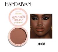 (08) 24 Hours Oil Control Makeup Powder, Moisturizing, Brightening, Ultra-matte, Press Powder, Nature, Waterproof, Lasting, Setting Powder