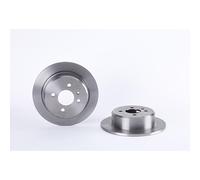 08.3947.24 Rear Brake Discs 2 Pieces Pair 258mm Diameter Solid Braking By Brembo