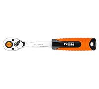 08-530 Ratchet 1/4" with switch 155mm teeth: 90 NEO TOOLS