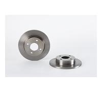 Brembo Front Pair Solid Brake Discs 08.5691.10 - Fits NISSAN MICRA (K11)