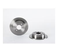 08.5719.10 Brake Disc x2 Rear Fits Honda Jazz 2 Civic MK5 Saloon By Brembo
