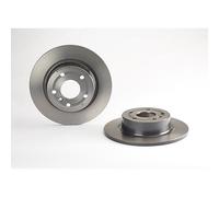 08.6838.11 Rear Brake Discs 2 Pieces Pair 304mm Diameter Solid Braking By Brembo