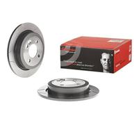 Brembo Rear Brake Disc Set 08.9163.75 2x Slotted 259mm Fits MINI