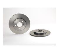 08.9734.11 Rear Brake Discs 2 Pieces Pair 280mm Diameter Solid Braking By Brembo