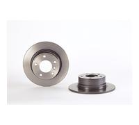 08.9859.81 Rear Brake Discs 2 Pieces Pair 280mm Diameter Solid Braking By Brembo