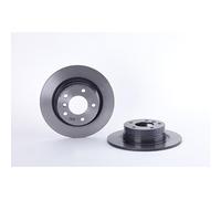 2x BREMBO 08.A205.11 Brake Disc Rear Solid Braking Fits BMW 1 Series 3 Series