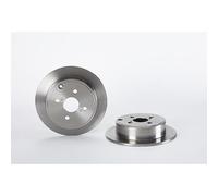 08.A331.11 Rear Brake Discs 2 Pieces Pair 258mm Diameter Solid Braking By Brembo