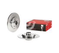 2x Brake Discs Solid Rear 274mm 08.B395.27 Brembo 4154200102 4154200302