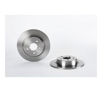 08.B601.10 Rear Brake Discs 2 Pieces Pair 280mm Diameter Solid Braking By Brembo