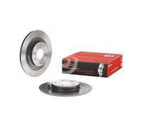 1X Brake disc BREMBO 08.N267.11 for MITSUBISHI OUTLANDER II (CW_W) 2 2006-2012
