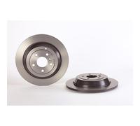08.R101.11 Rear Brake Discs 2 Pieces Pair 330mm Diameter Solid Braking By Brembo