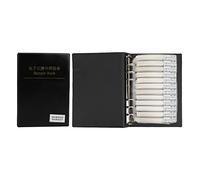 0805 Series Capacitor Sample Book, Electronic Components Kit, 92 Types Capacitors Assortment with Plastic Storage Case, Compact Organizer for Engineers and Hobbyists, Black Color