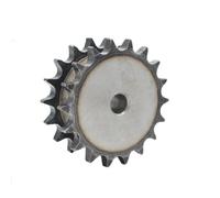 08B Double Row False Drive Sprocket Industrial Mechanical Drive Gear 11/12/13/14/15/16/17/18/19/22/23~26Teeth 45 Steel(20 Teeth)
