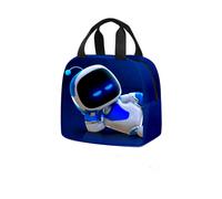 (09) 3D New Universe Robot Astro Bot Handbag Insulated Bag Cooler Bag Foil Large Capacity Lunch Bag