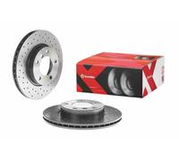 2x BREMBO 09.5390.3X Brake Disc Front Perforated / Vented For BMW 3 Series Z3 Z4
