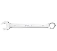09-661 Spanner Ring Jaw 17mm Chrome Vanadium Steel L: 210mm NEO TOOLS