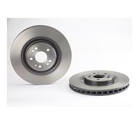 Front Brake Discs 2 Pieces Pair 345mm Diameter Vented Braking Brembo 09.7606.11