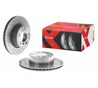 2x BREMBO 09.9752.1X Brake Disc Front Vented Fits BMW 1 Series 3 Series 5 Series