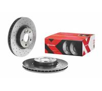 2x BREMBO 09.A427.1X Brake Disc Front Vented Coated For Ford Land Rover Volvo