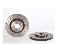 09.A448.21 Brake Disc x2 Front Fits Mercedes CLK Convertible C-Class By Brembo