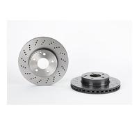 09.A613.51 Brake Disc x2 Front Fits Mercedes C-Class T-Model Coupe By Brembo