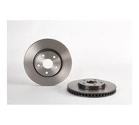 09.A717.11 Front Brake Discs 2 Pieces Pair 296mm Diameter Vented Braking Brembo