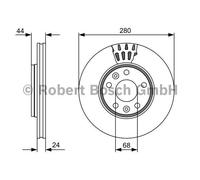BREMBO 09.A727.14 Brake disc