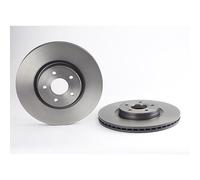 VOLVO V40 Single Brembo Coated Brake Disc Front Hatchback 2012-