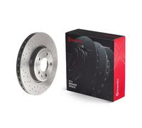 Brembo Brake Disc 09.A820.1X - Drilled Vented - Fits Audi A4/A5 (A5 2008-2012)
