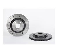 09.B743.51 Rear Brake Discs 2 Pieces Pair 320mm Diameter Vented Braking Brembo