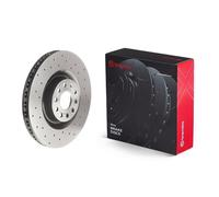 Brembo Brake Disc 09.C892.1X Front Drilled/Vented 345 mm Fits Audi A3, Seat, Skoda