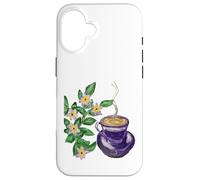 09 Caffee love Flowers 2021 plus 3 Mumzy Maria Uberstein Case for iPhone 16