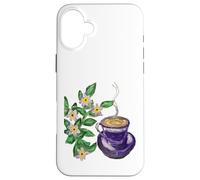09 Caffee love Flowers 2021 plus 3 Mumzy Maria Uberstein Case for iPhone 16 Plus