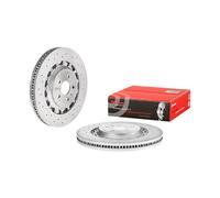 BREMBO Brake disc 09.D174.43 370 34 5 perforated/vented, two-part brake disc Coated High-carbon AUDI: TT Coupe