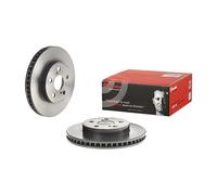 2x Brake disc internally vented 09.D510.11 BREMBO for TOYOTA PRIUS PRIUS PHV