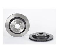 09.R124.21 Brake Disc x2 Rear Fits Mercedes M-Class Gl-Class R-Class By Brembo