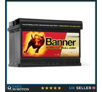 096 AGM Banner Running Bull Leakproof Car Battery (57001)