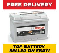 096 Bosch Car Battery Premium 12V Battery Sealed Calcium S5008