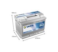 Genuine Varta Car Battery 5740120683132 E11 Type 096 74Ah 680CCA Top Quality New
