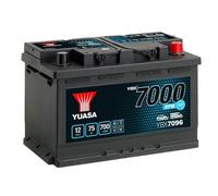 096 Car Battery Yuasa YBX7096 12V 75Ah 700CCA- Varta N70 Equivalent