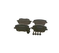 0986 494 105 Front Brake Pad Set 4x Pads Integrated Wear Indicator Braking Bosch