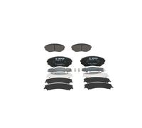 0986 494 204 Front Brake Pad Set 4x Pads Integrated Wear Indicator Braking Bosch