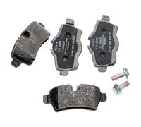 0986 494 242 Rear Brake Pad Set 4x Pads Prepared For Wear Indicator By Bosch