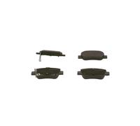 0986 494 403 Rear Brake Pad Set 4x Pads Integrated Wear Indicator Braking Bosch