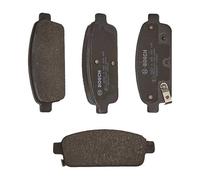 0986 494 435 Rear Brake Pad Set 4x Pads Acoustic Wear Indicator Braking By Bosch