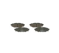 0986 494 444 Rear Brake Pad Set 4x Pads Integrated Wear Indicator Braking Bosch